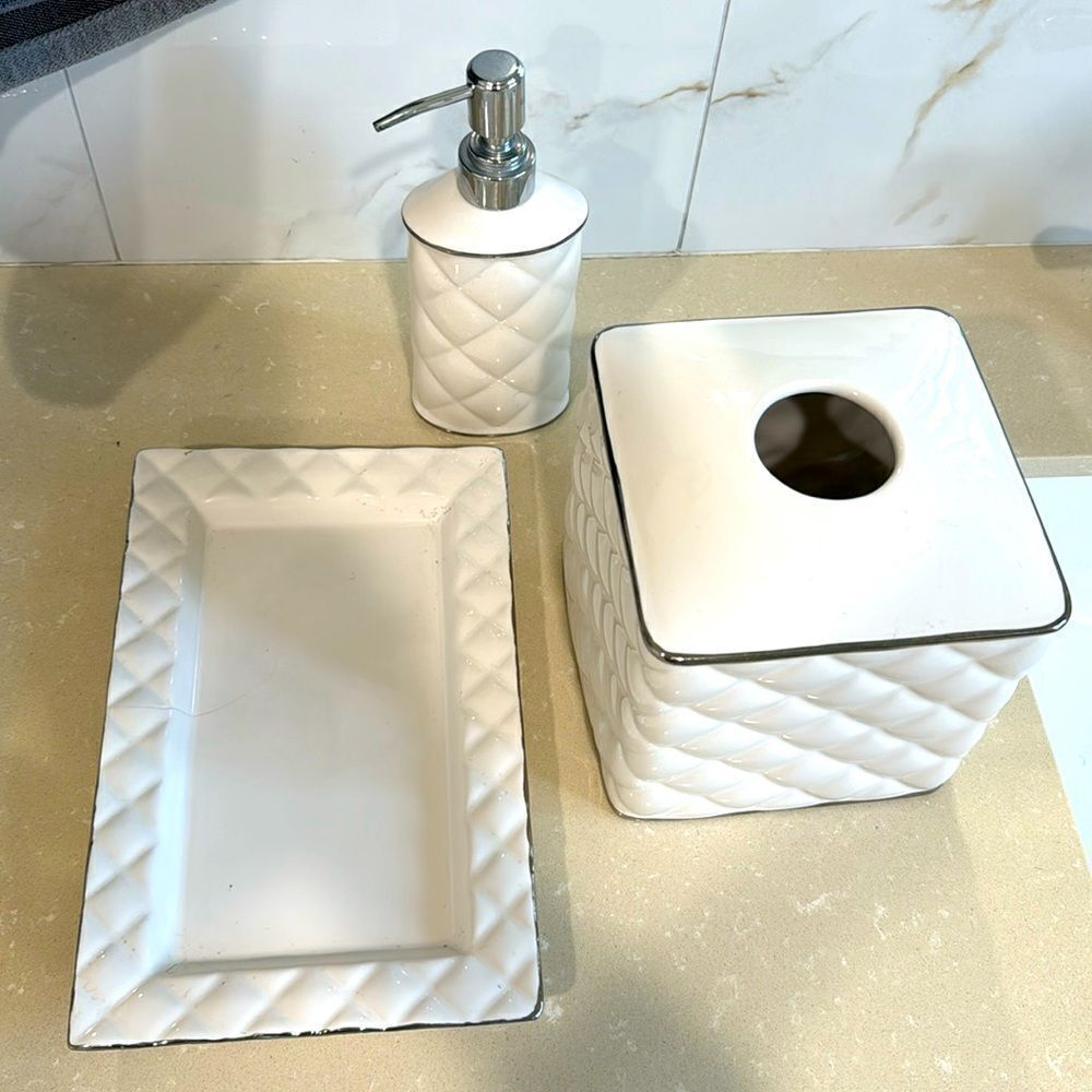 Charter Club bathroom set 3🎉Last Deal 🎉